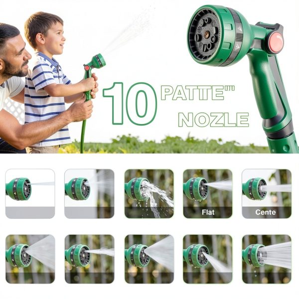 OasisTrim Retractable Garden Hose Reel Green 50FT Manual-1