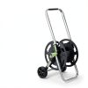 YESTAR Garden Hose Reel Cart Black Aluminum Wall Mount-5