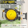 SILVEL Retractable Garden Hose Reel Wall Mount Automatic-3