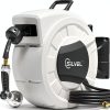 SILVEL Retractable Hose Reel Automatic Wall Mount Light Grey-0