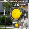 SILVEL Retractable Garden Hose Reel Wall Mount Automatic-6