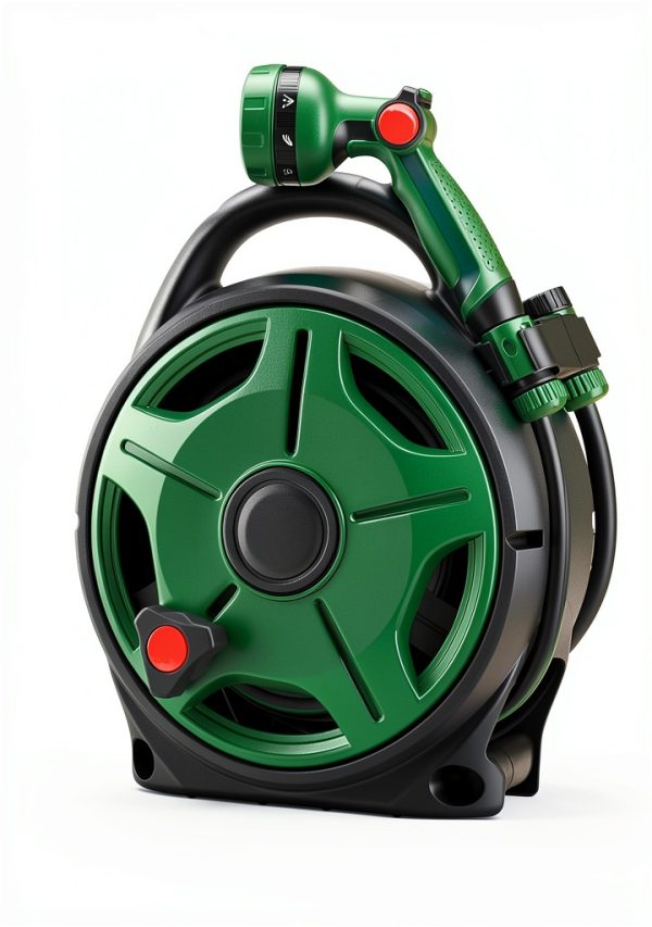 OasisTrim Retractable Garden Hose Reel Green 50FT Manual-2