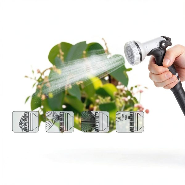 AQUAZILLA Retractable Garden Hose Reel Automatic Wall Mount-4