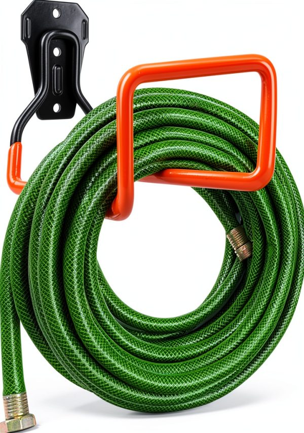 Garden Hose Holder Wall Mount PeoMev Iron Rust Resistant-0