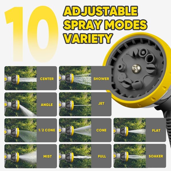 SILVEL Retractable Garden Hose Reel Wall Mount Automatic-5