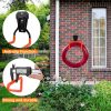 PeoMev Garden Hose Holder Wall Mount Rust Resistant Iron-4
