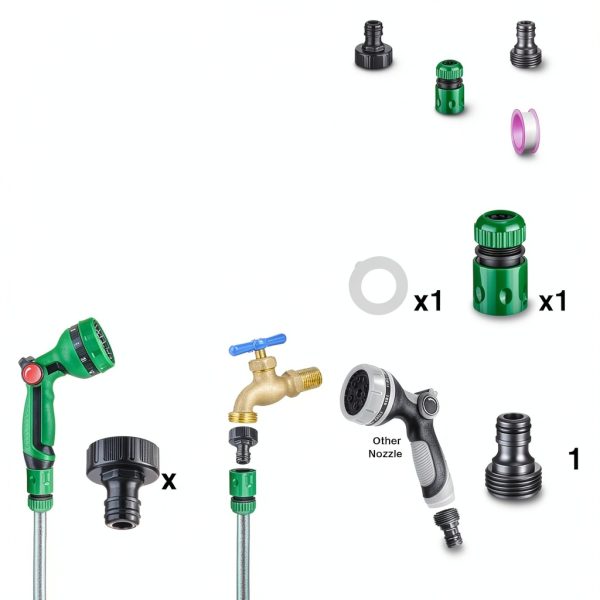 OasisTrim Retractable Garden Hose Reel Green 50FT Manual-3