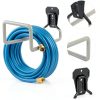 PeoMev Garden Hose Holder Wall Mount Heavy Duty Iron-4
