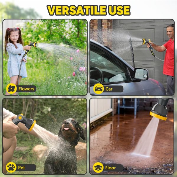 SILVEL Retractable Garden Hose Reel Wall Mount Automatic-8