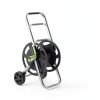 YESTAR Garden Hose Reel Cart Black Aluminum Wall Mount-4