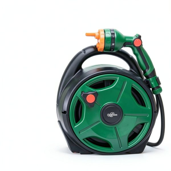 OasisTrim Retractable Garden Hose Reel Green 50FT Manual-4
