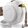 AQUAZILLA Retractable Garden Hose Reel Automatic Wall Mount-0