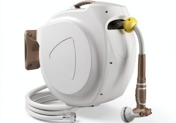 AQUAZILLA Retractable Garden Hose Reel Automatic Wall Mount-0